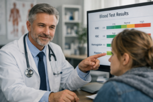 A medical consultation to find out why you feel tired even after resting all day.