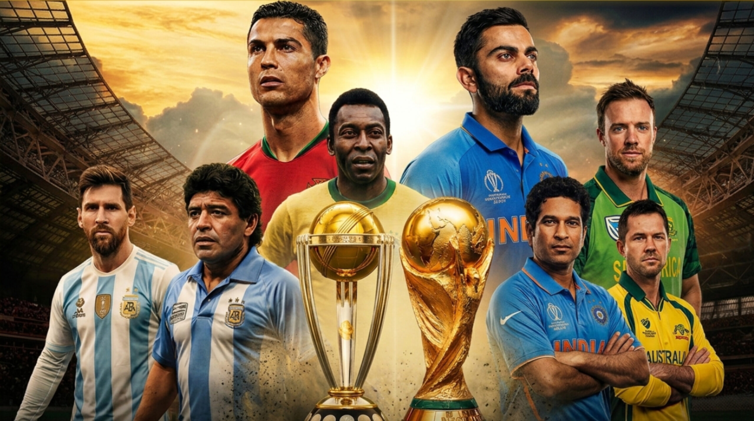 Which is more popular: cricket or football