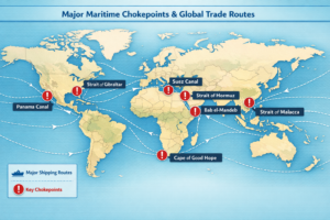 Strategic chokepoints global economy