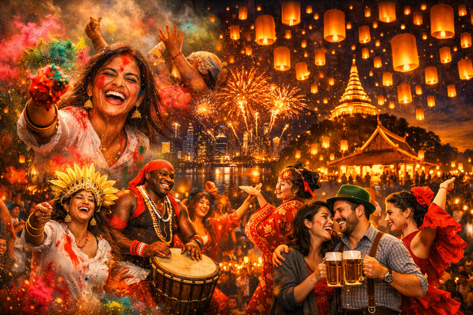 why do people celebrate festivals differently around the world