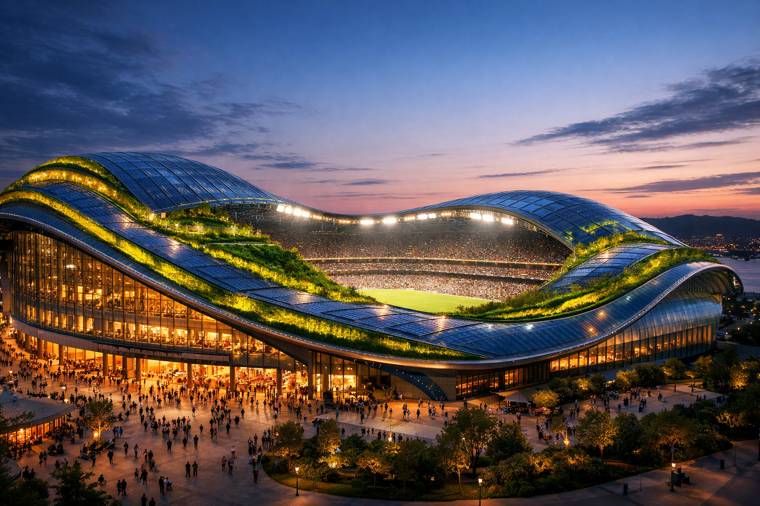 sustainable stadium design principles