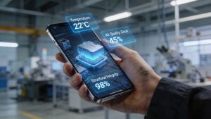 A smartphone device running a highly optimized automated interface that displays instant real-time localized tracking statistics.